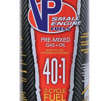 VP Racing Fuels Small Engine Ethanol-Free 2-Cycle 40:1 Pre-Mixed Fuel 1 qt Supply