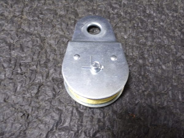 Pulley: Fixed Eye, 1 2 in Eye Hook Inside Dia., 480 lb, 2 in Size, Zinc (CR00619-WTA15) For Cheap