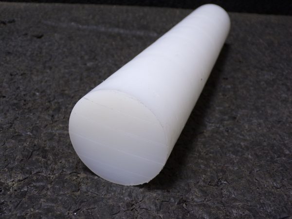 Made in USA 1  x 2  White Polyethylene (UHMW) Rod, White (CR00599-WTA15) on Sale