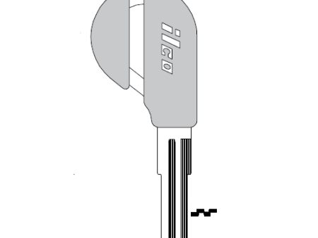 Ilco DA30-P Nissan Plastic Head Key Blank; ( DA30, X197 ) pack of 5 (CR00535-WTA15) Fashion