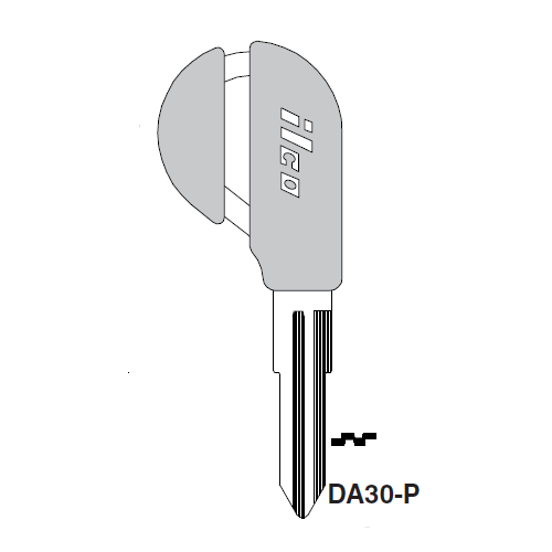 Ilco DA30-P Nissan Plastic Head Key Blank; ( DA30, X197 ) pack of 5 (CR00535-WTA15) Fashion